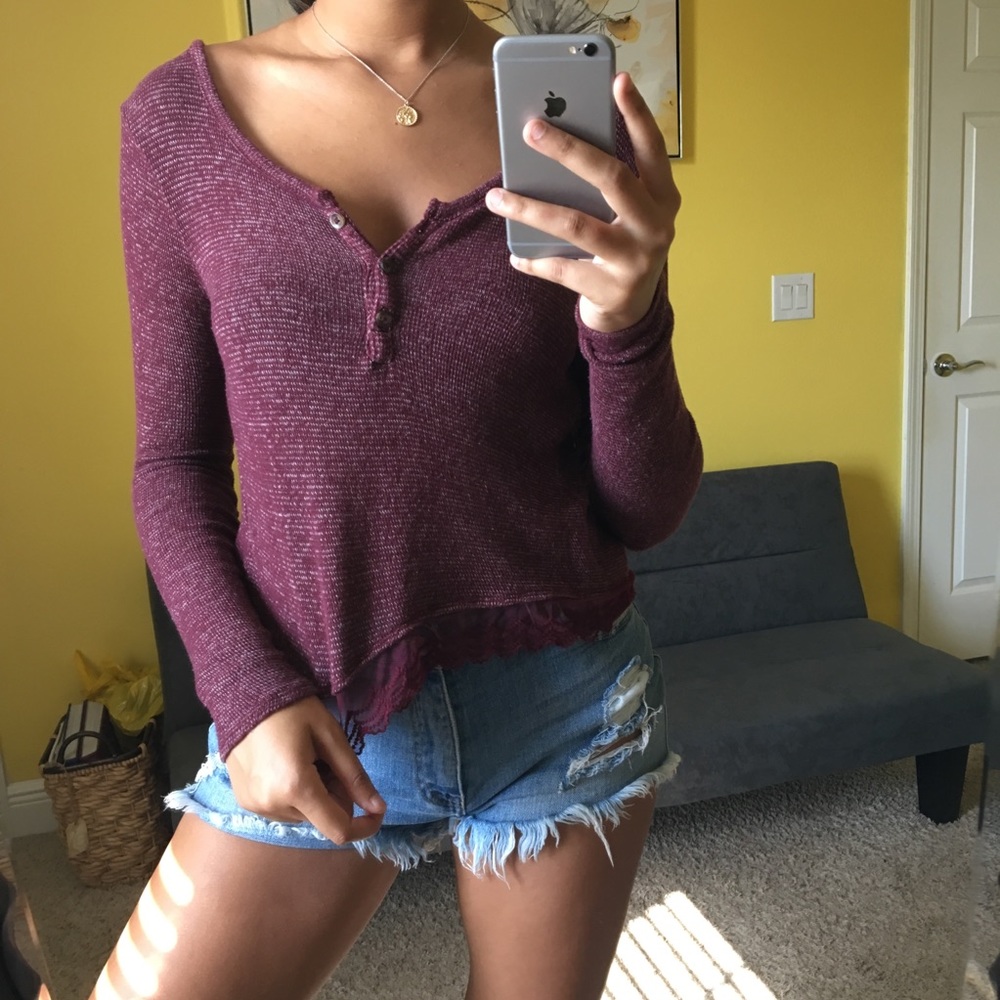 Long sleeved top